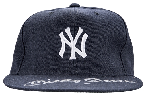 Mickey Mantle Signed New York Yankees Cap (JSA)